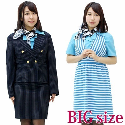 CAスチュワーデスA95ストライプスーツ BIG